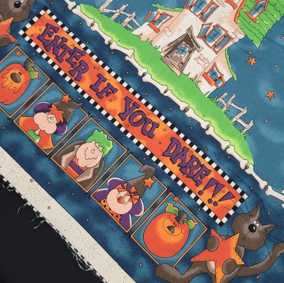 Cut & Sew Vest Fabric Panel ENTER IF YOU DARE - Picture 5 of 16